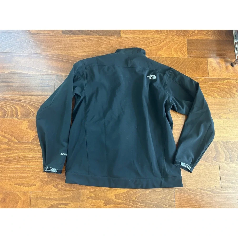 The‎ North Face Apex Bionic Softshell Jacket Mens XL Black Full Zip Windbreaker